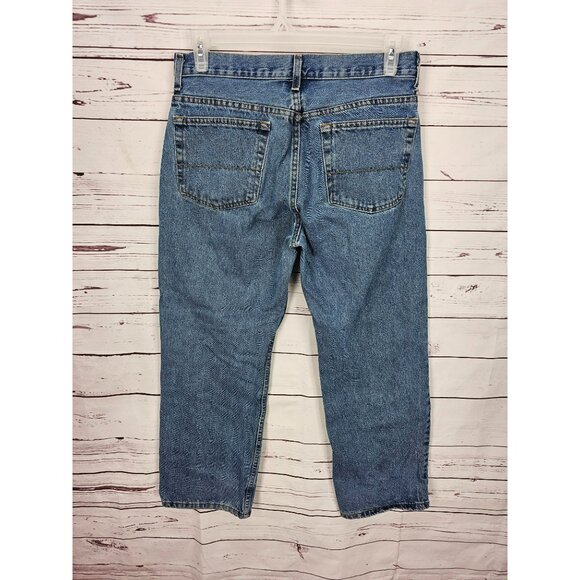 Faded Glory Mens Blue Denim Jeans Size 32x30 Classic Fit Straight Leg Casual Pan - Picture 7 of 8